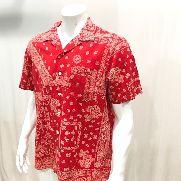 red bandana shirt polo Big sale - OFF 77%